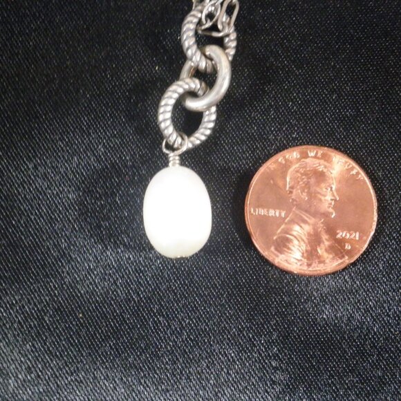 Silpada Two-Strand Sterling Silver Freshwater Pearl Necklace - Picture 2 of 4